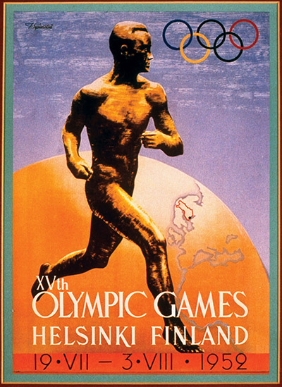 Helsinki Olympics Poster